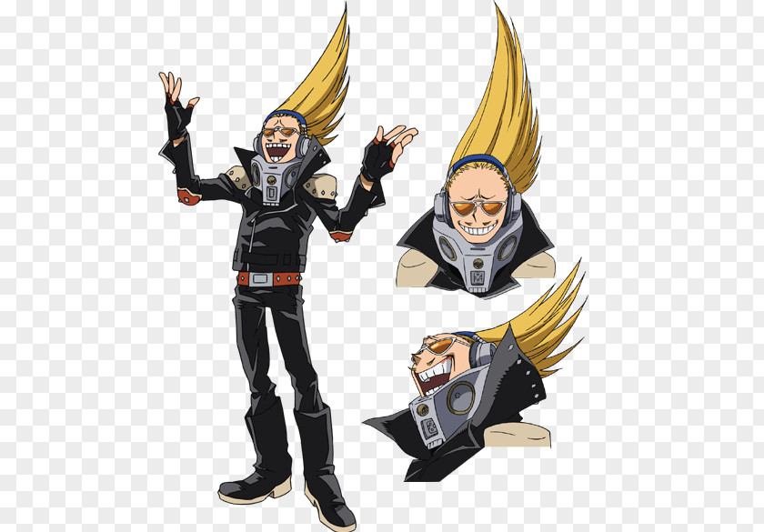 Microphone Cosplay Costume My Hero Academia Character PNG