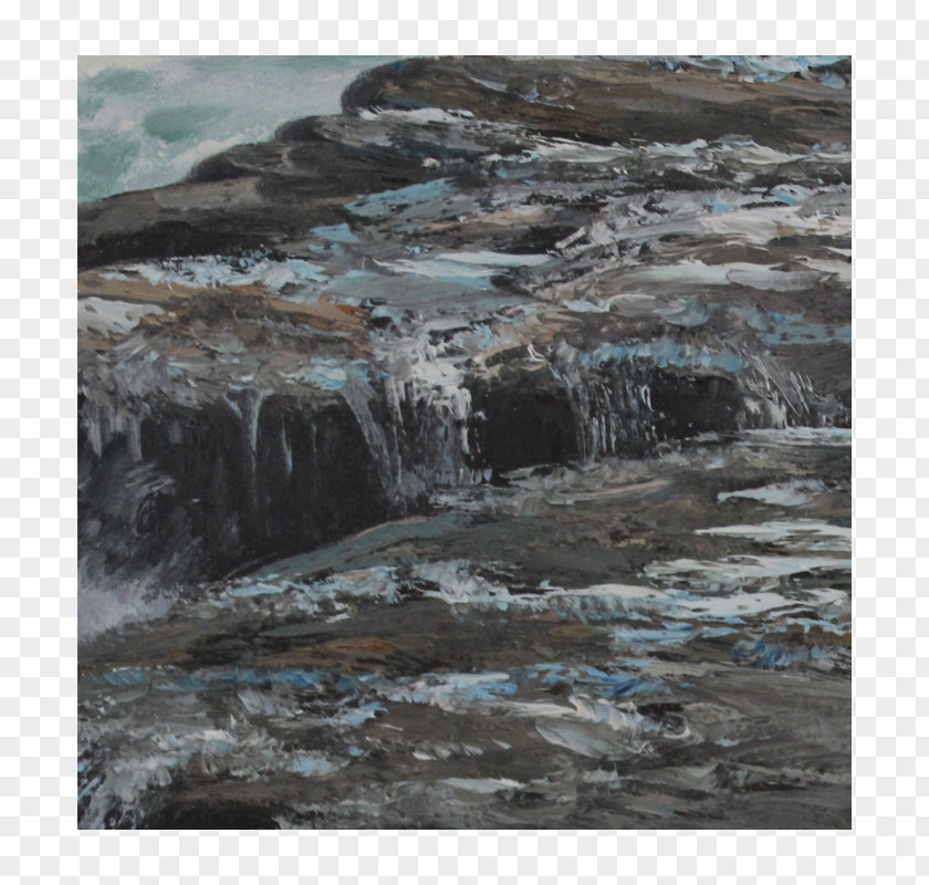 Seascape Beach Resort Glacial Landform Painting Artist Geology PNG