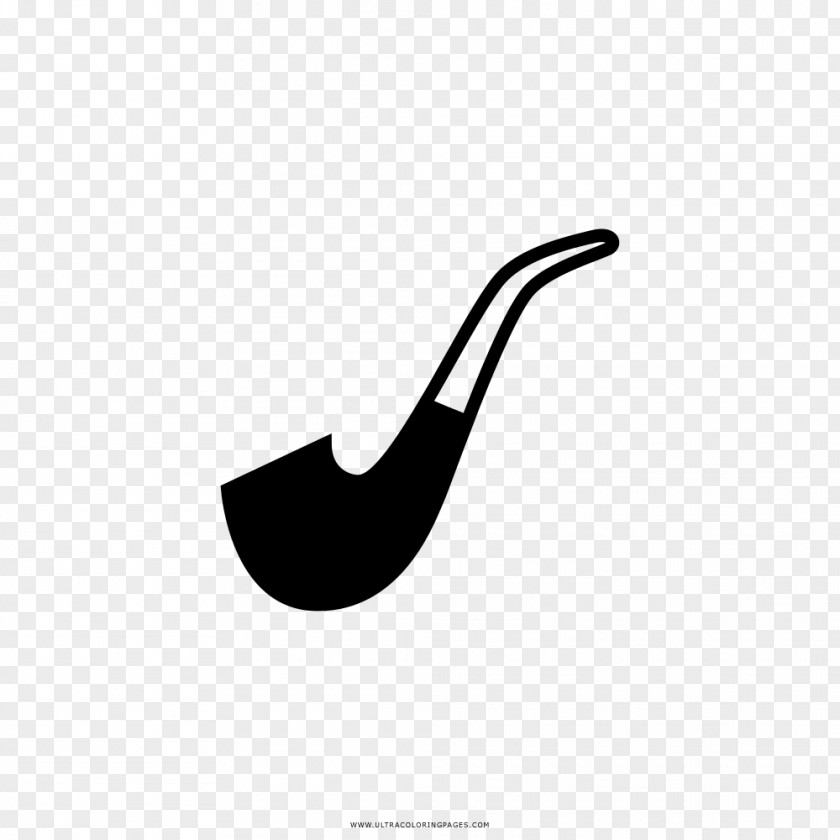 Tobacco Pipe Drawing Black And White PNG