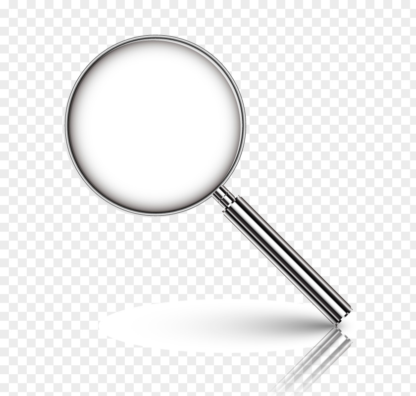 Vector Metal Magnifying Glass PNG