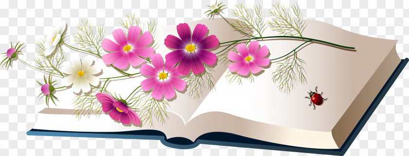 Books Vector Book Floral Design Diary Flower Yuanfen PNG