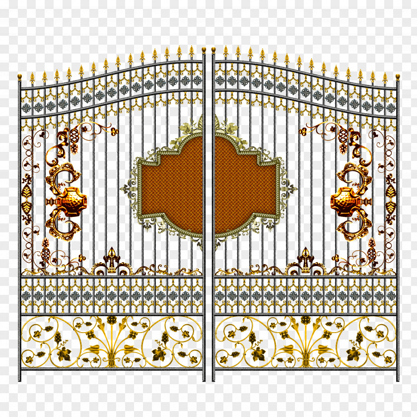 European Iron Gate Icon PNG