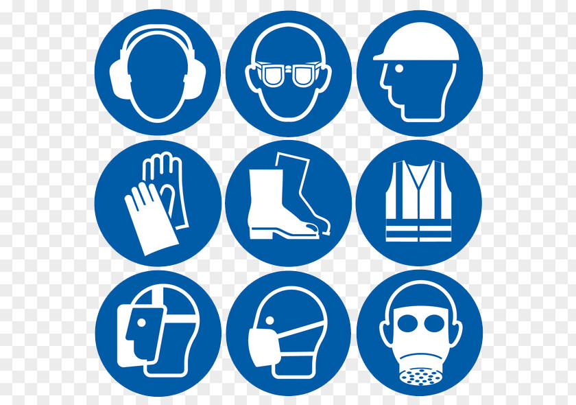 Personal Protective Equipment Safety Sign Goggles Clip Art PNG