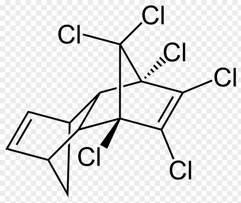 Pesticide Insecticide Aldrin Dieldrin Structure Molecule PNG