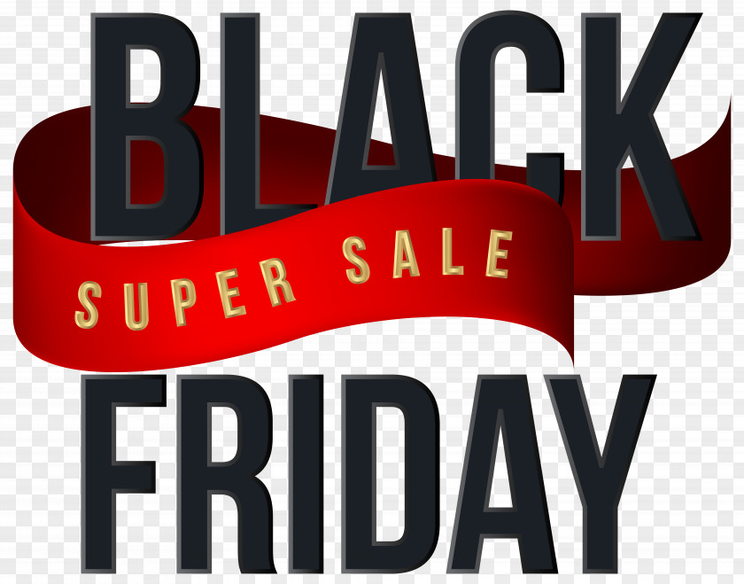 Black Friday Super Sale Transparent Clip Art Image Shopping PNG