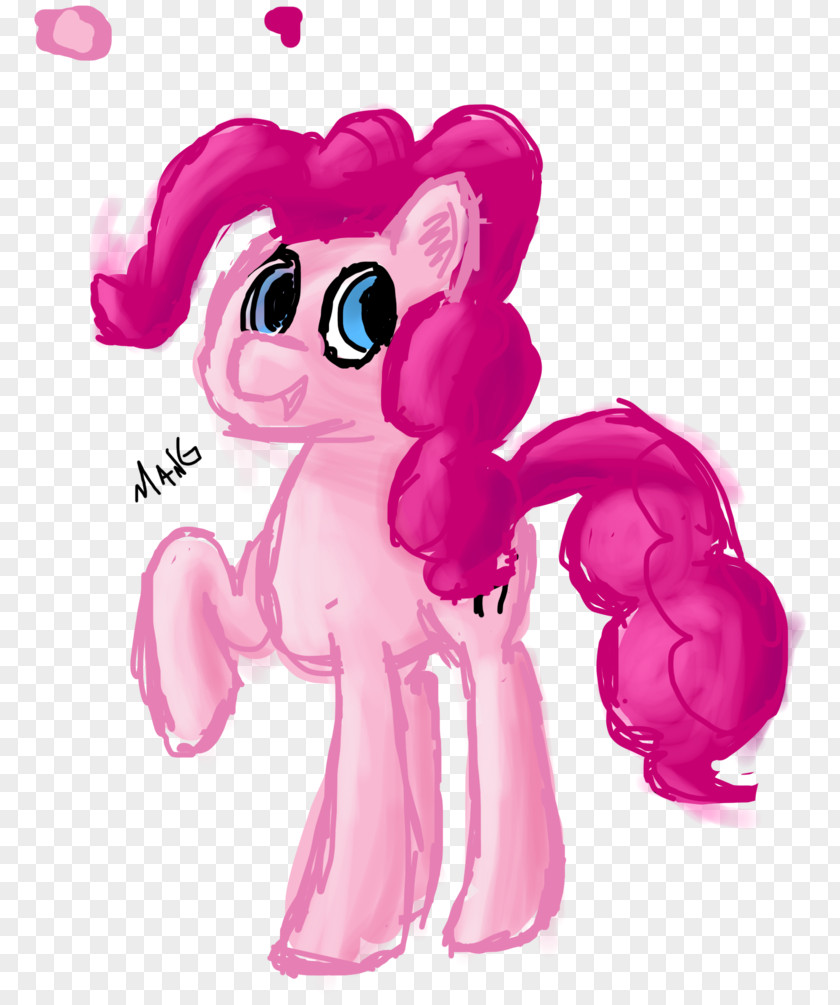 Horse Pony Figurine Pink M Mammal PNG