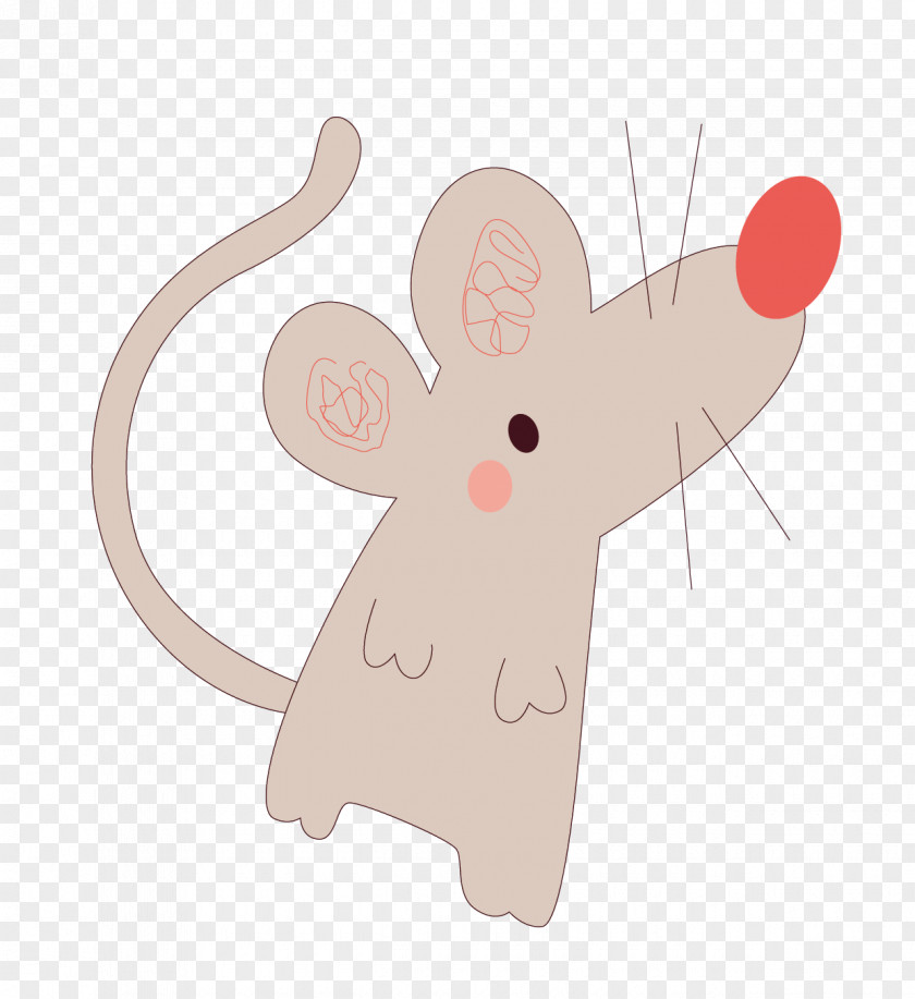 Mouse Cartoon Vector Material PNG
