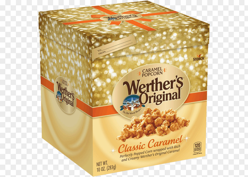Popcorn Kettle Corn Caramel Werther's Original PNG