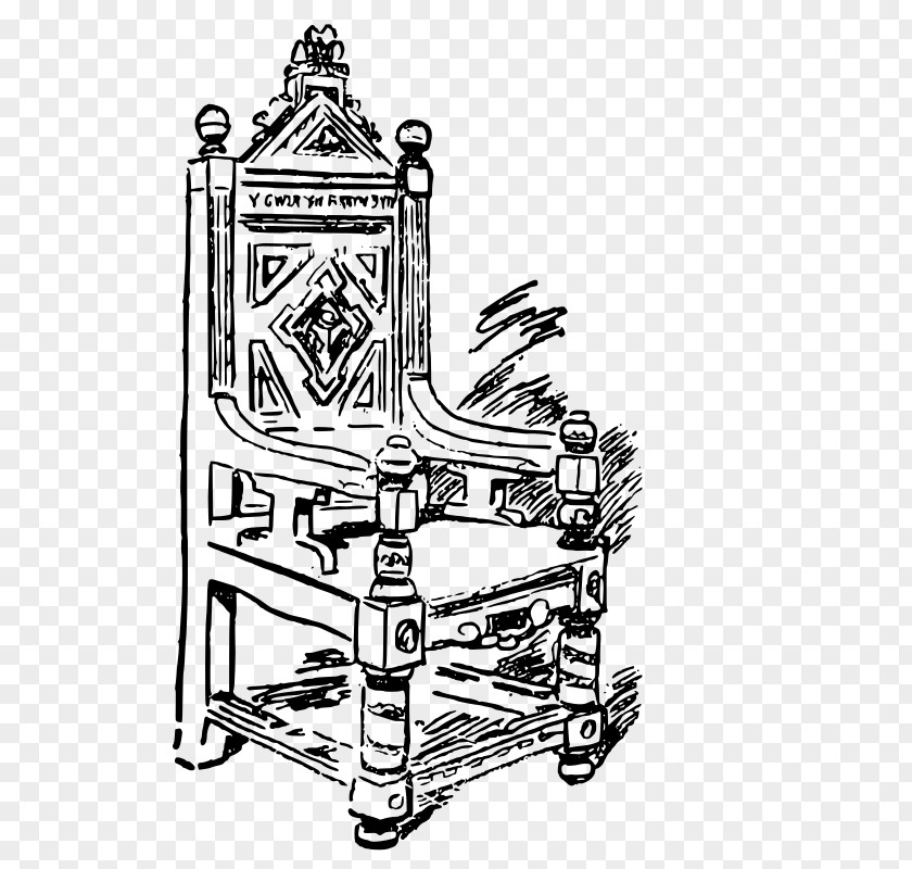 Royal Throne Chair Clip Art PNG