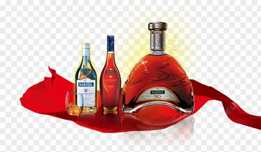 Satin Red Wine Cognac Brandy Liqueur PNG