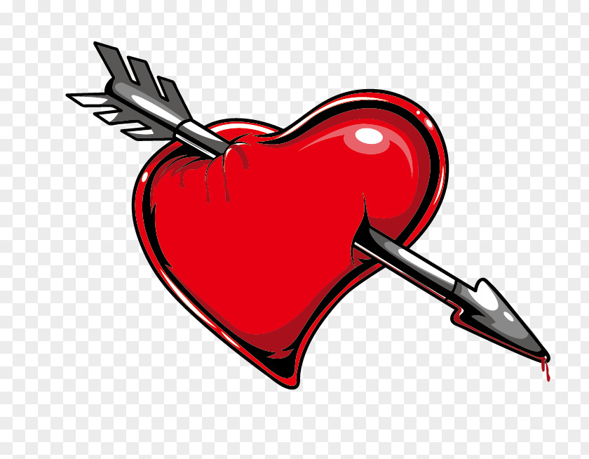 Vector Illustration Love Heart Clip Art PNG