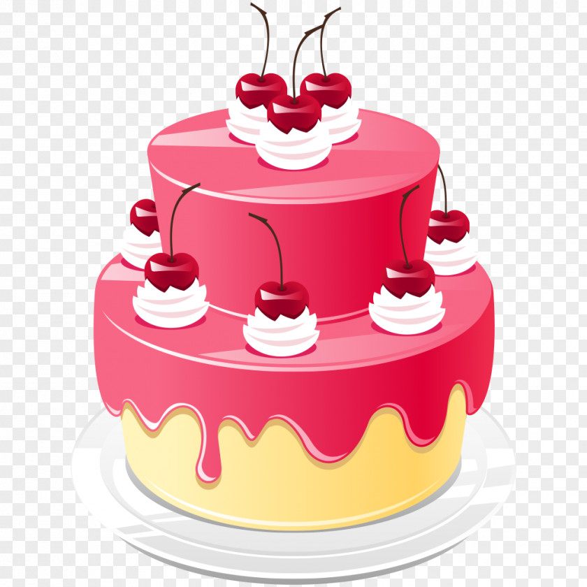 Wedding Cake Birthday Frosting & Icing PNG