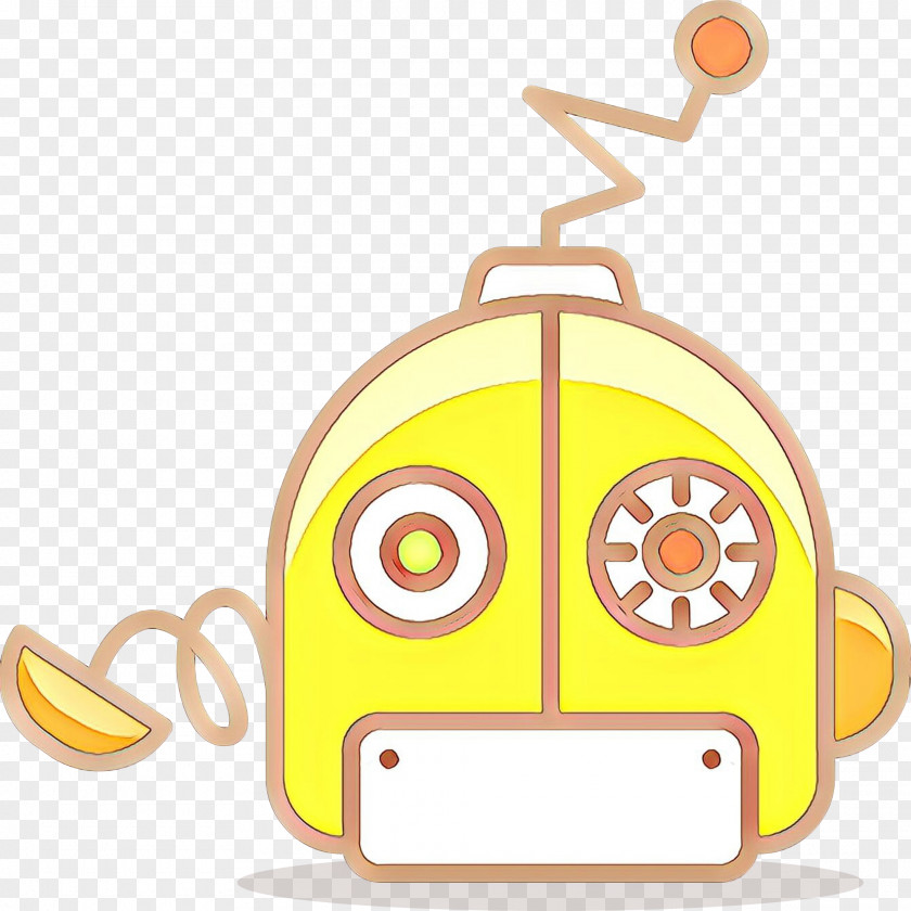 Yellow Android Emoji Face PNG