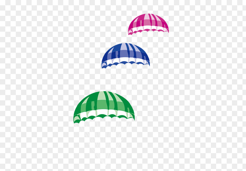 Cartoon Parachute Brand Pattern PNG