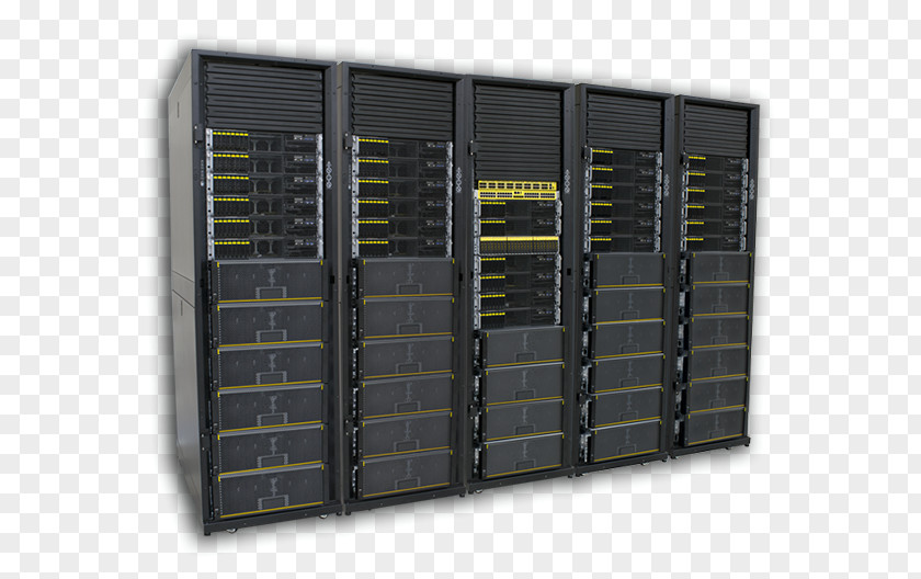 Computer Cluster Disk Array Network Servers PNG