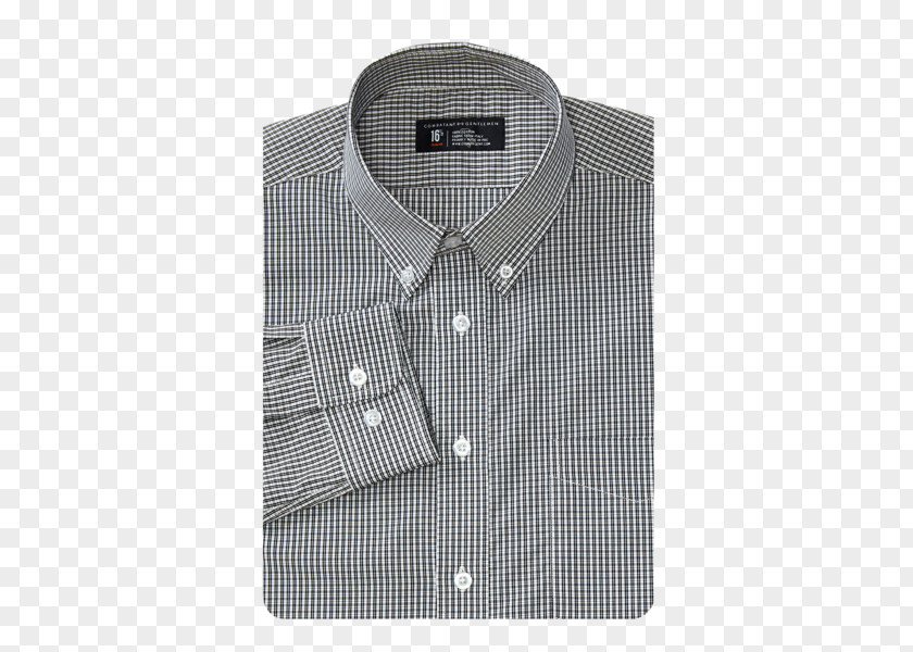 Dress Shirt Plaid Collar PNG