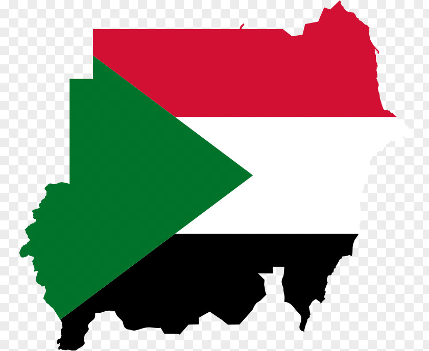 Flag Of Sudan Map PNG