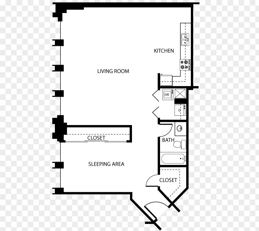 House Kirby Residences On Main Floor Plan Bedroom PNG