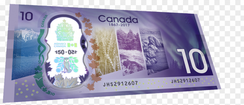 Canadian Money Bank Of Canada Polymer Banknote PNG