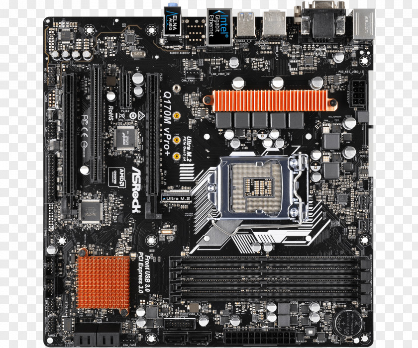 CPU Socket Motherboard ASRock H110M-HDV Computer Hardware LGA 1151 H170 Pro4 PNG