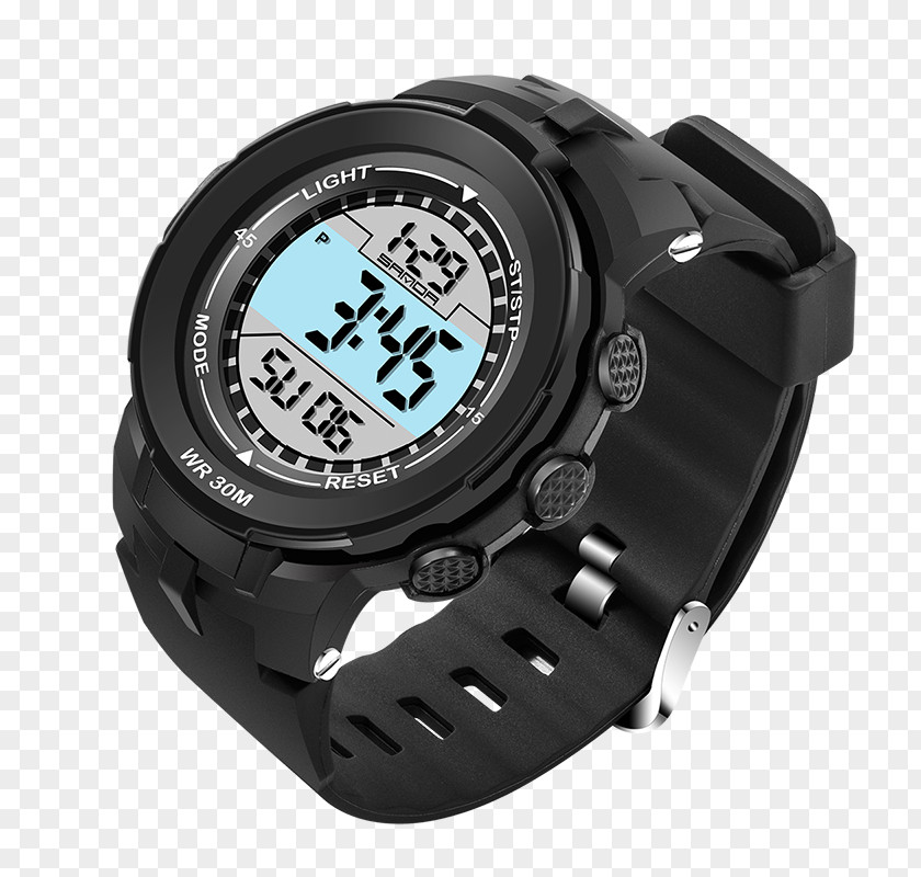 Watch Digital Clock Quartz Water Resistant Mark PNG