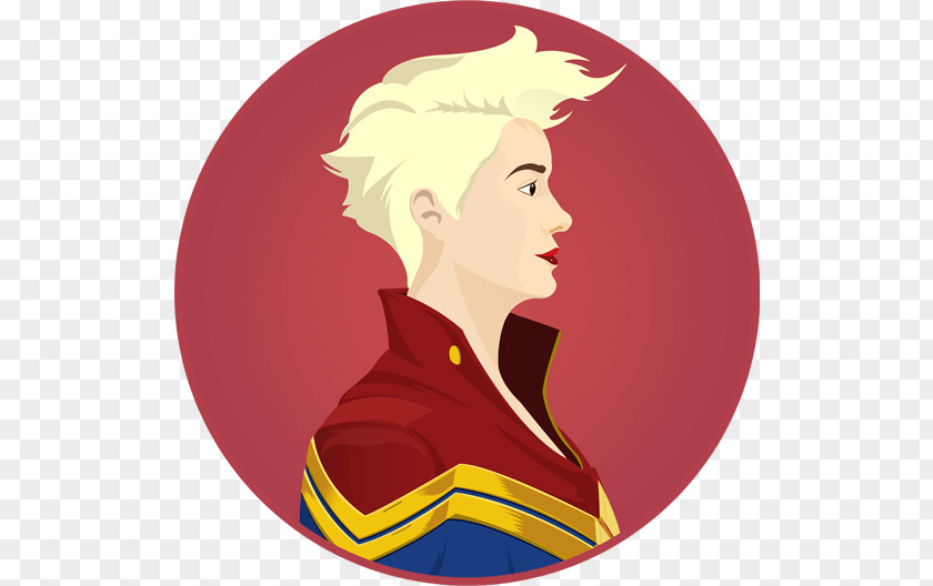 Captain Marvel Star Sticker Red Colors (Coca-Cola® Anthem, 2018 FIFA World CupTM) Sign PNG