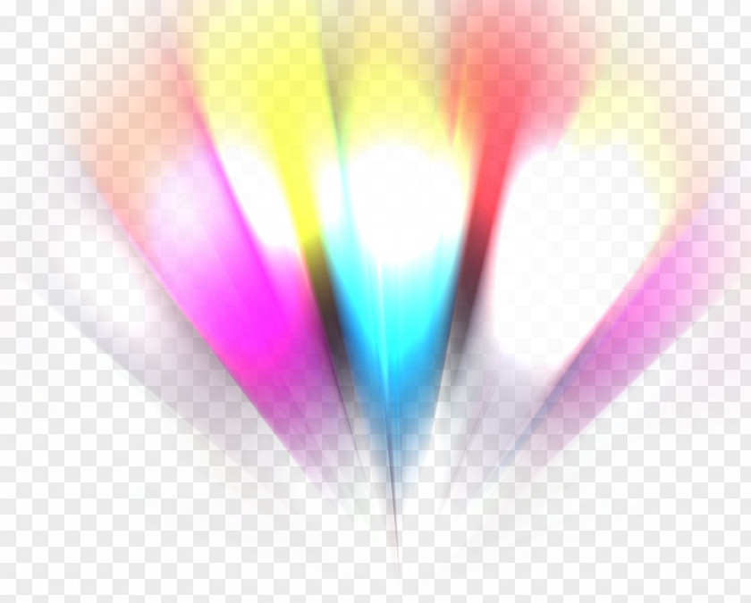 Colorful Glare Light Color PNG