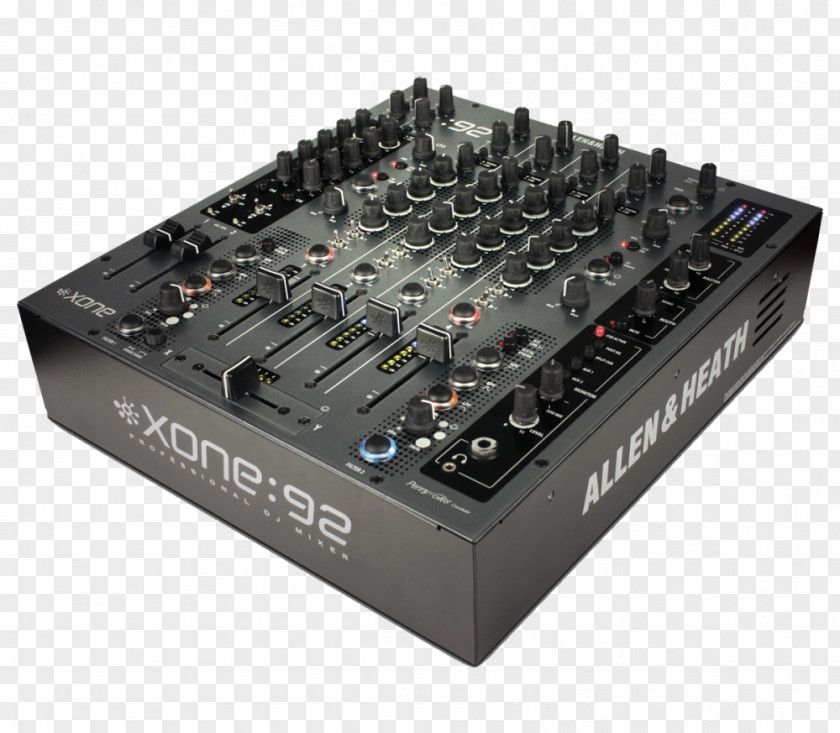 Dj Mixer Allen & Heath Xone:92 DJ Audio Mixers Disc Jockey PNG