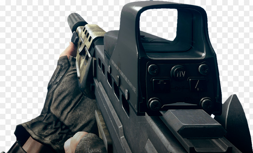 Hologram Battlefield Hardline 3 SA80 4 Weapon PNG