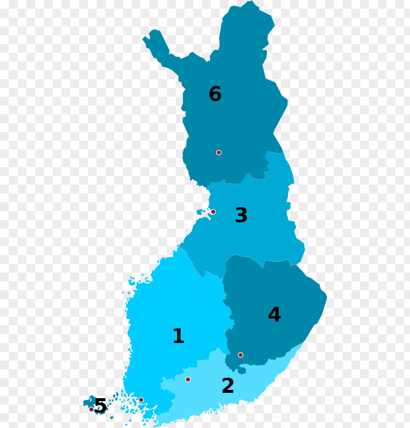 Map Southern Finland Province Lapland Finlandiako Antzinako Probintziak PNG
