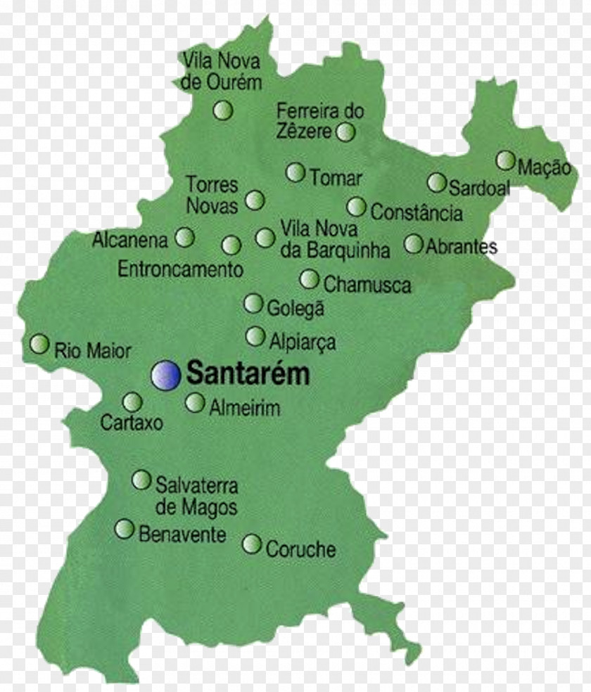 Map Tomar Santarém Municipality Guarda District Lisboa Region Lisbon PNG