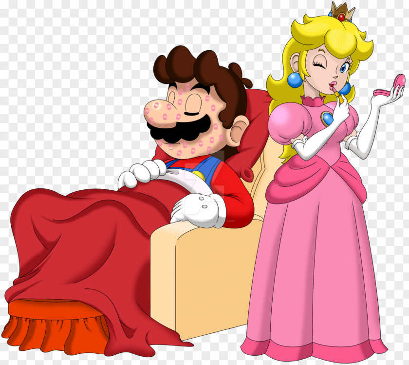 Sleeping Beauty Princess Peach Mario Series Luigi Art PNG