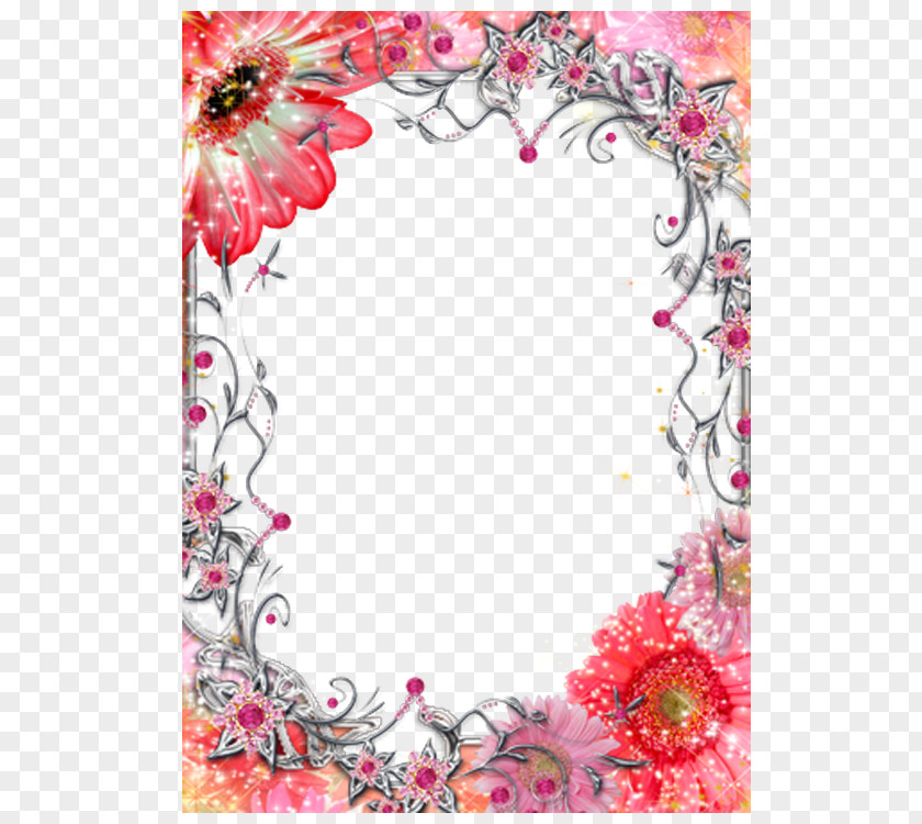 Valentine's Day Flowers Electronic Frame Picture Mothers Valentines Film PNG