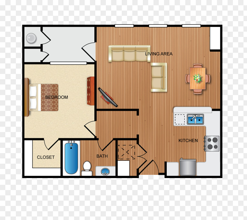 Apartment House Floor Plan Home PNG