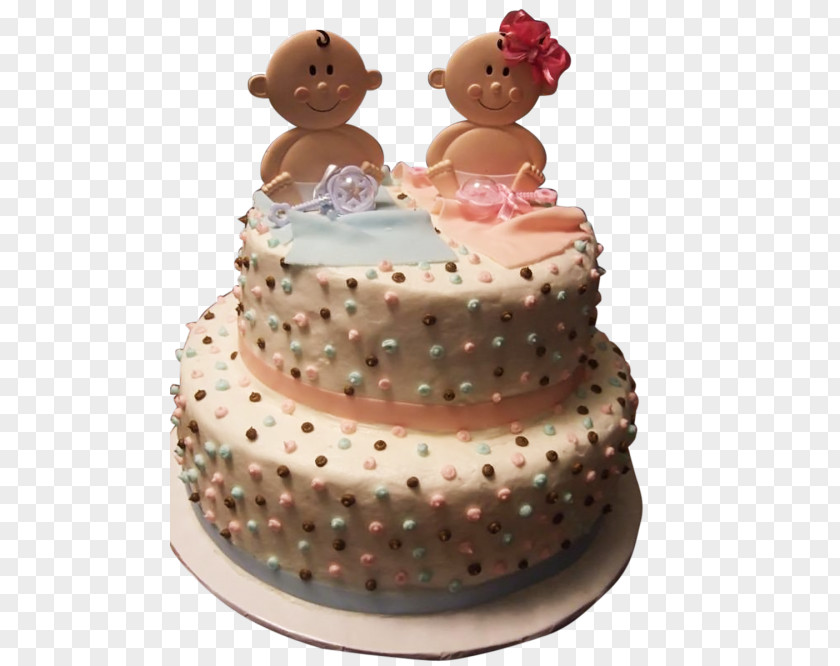 Gender Reveal Cake Decorating Buttercream Chocolate Birthday PNG