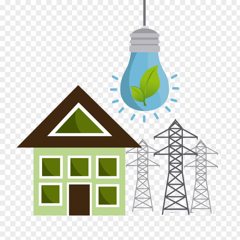 Green Energy Saving Houses Pictures Euclidean Vector Ecology Natural Environment PNG