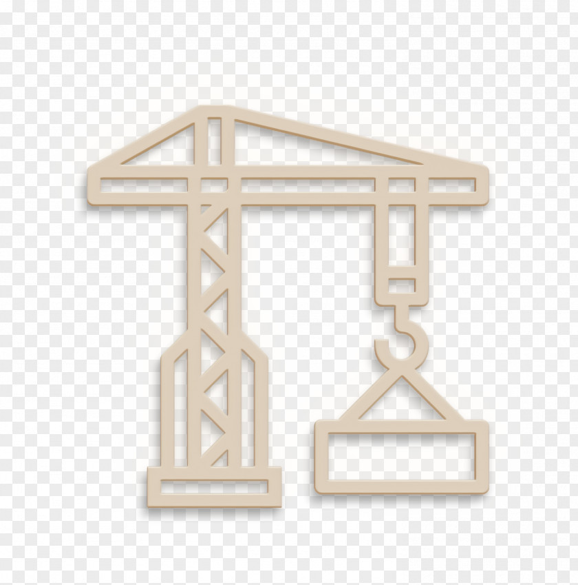 Metal Rectangle Construction Icon Crane PNG