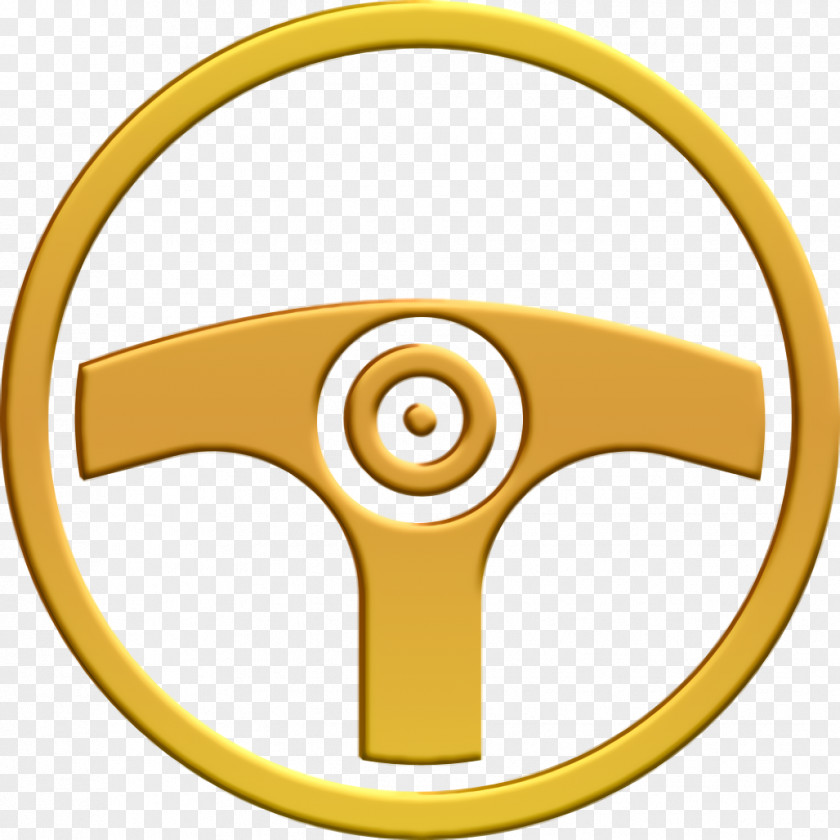 Steering Wheel Icon Car Motor Sports PNG