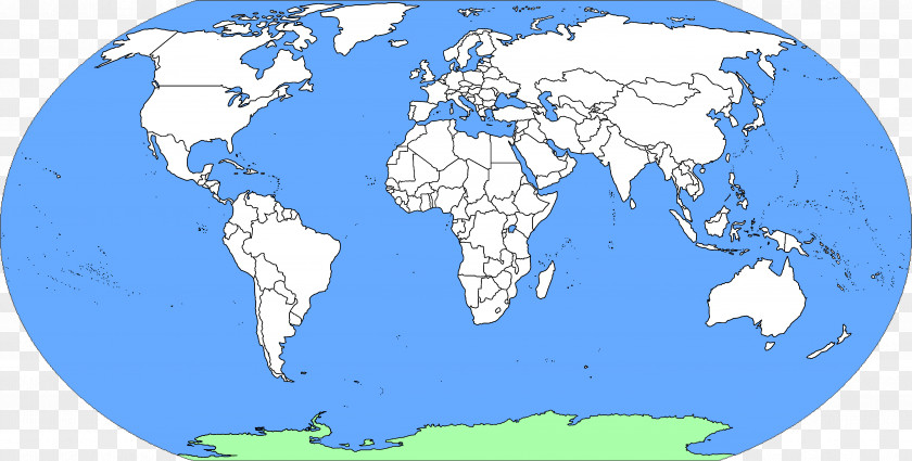 Base Map World Globe New PNG