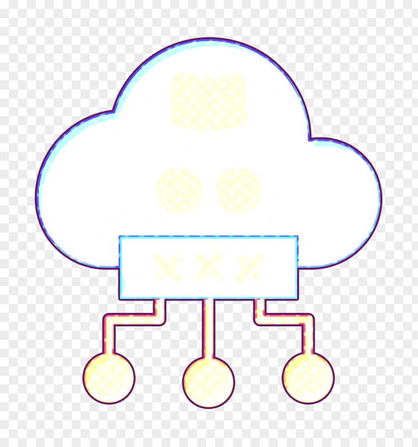 Cyber Icon Cloud PNG