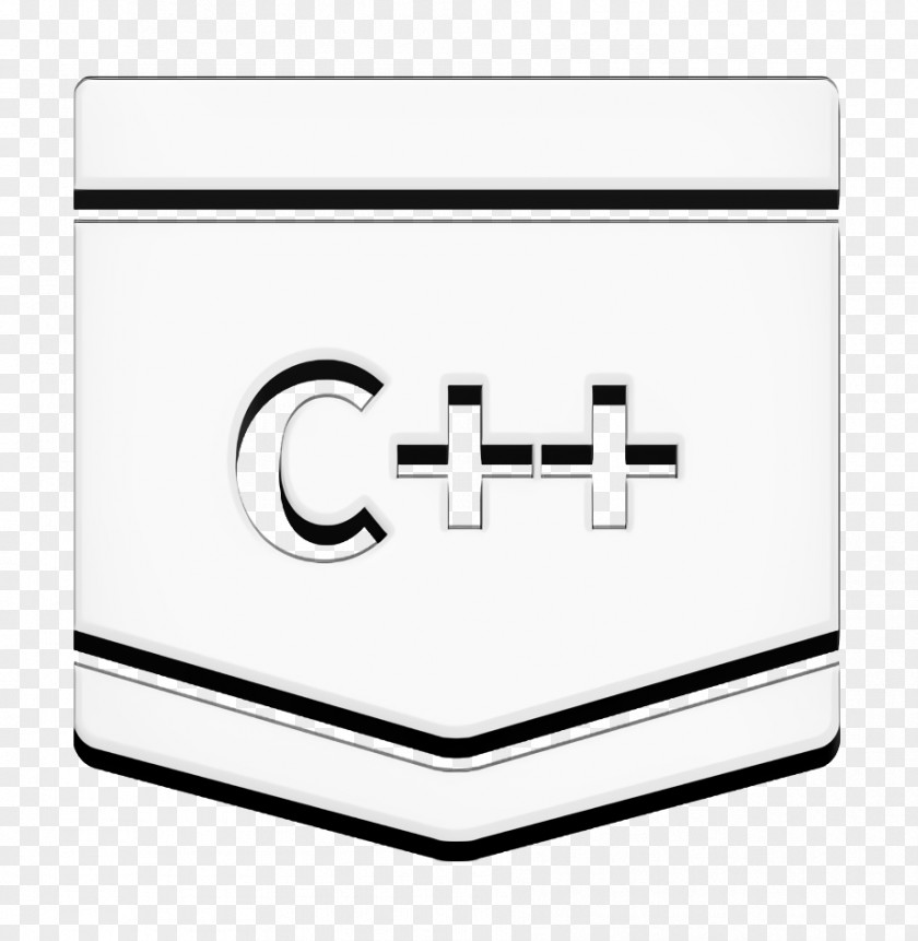 Rectangle Logo C Plus Icon Programming Code PNG