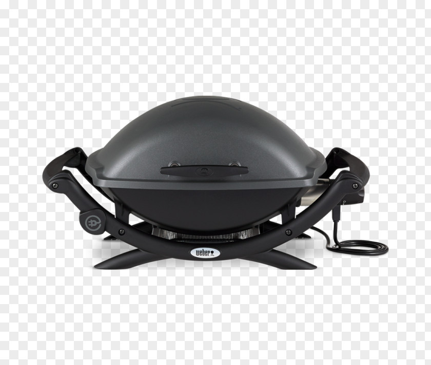 Barbecue Weber Q Electric 2400 Weber-Stephen Products 1400 Dark Grey 1000 PNG