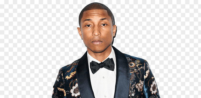 Pharrell Williams Suit PNG Suit, man wearing black shawl lapel suit jacket illustration clipart PNG