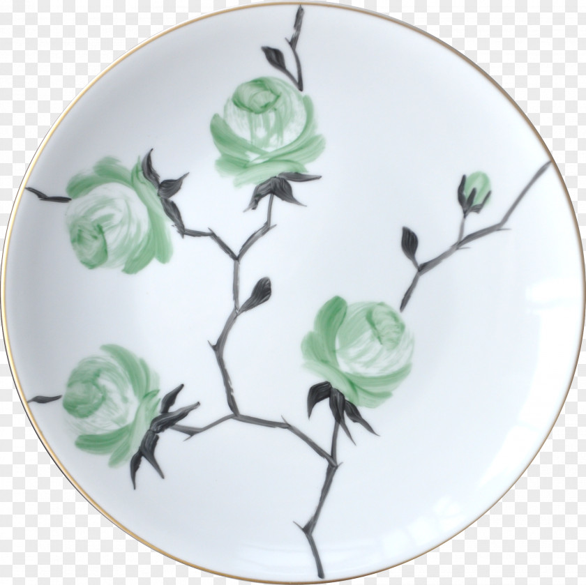 Plate Platter Porcelain Tableware Branching PNG