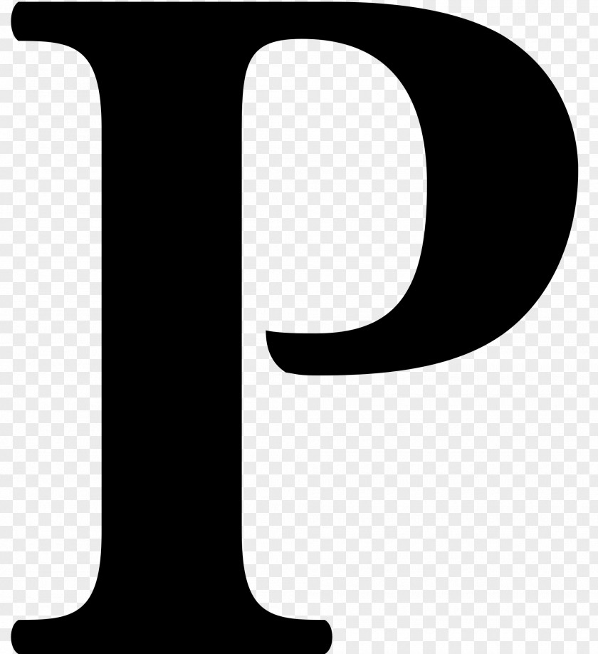 P Letter Script Typeface Font PNG