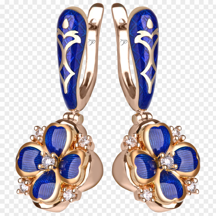 Sapphire Earring Brilliant Jewellery Gold PNG