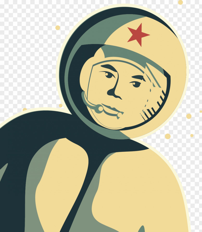 Astronaut Spacecraft Illustration PNG