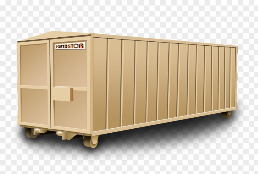 Containers Roll-off Porta-Stor Intermodal Container Box PNG