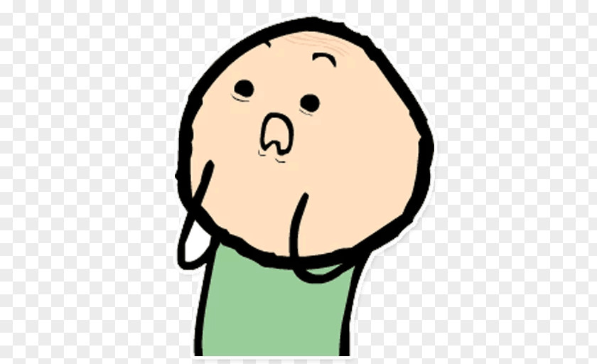 Cyanide And Happiness Love Telegram Sticker Contentment PNG
