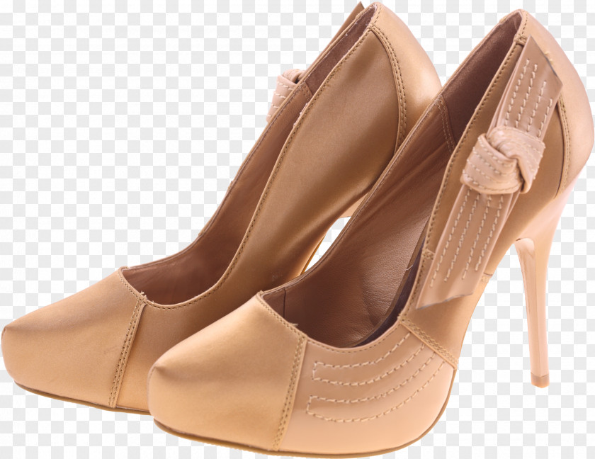 Light Gold High Heels Material Map High-heeled Footwear Clothing PNG